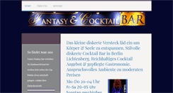 Desktop Screenshot of fantasybar.de